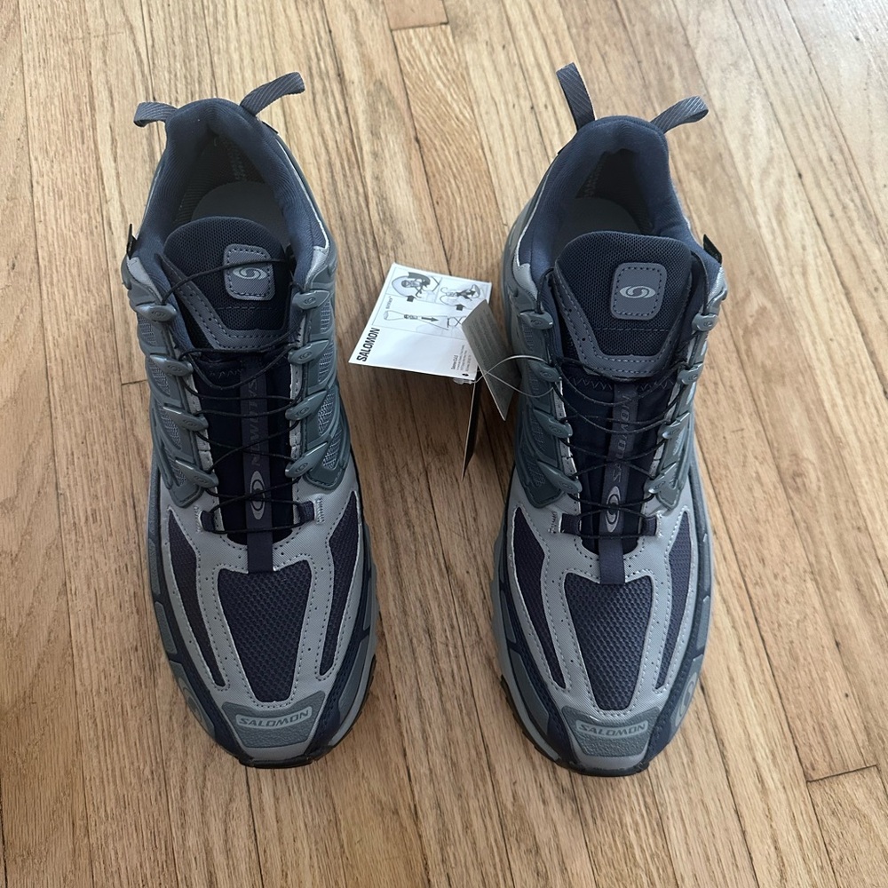 Brand new Salomon ACS PRO GTX Men's Gray Trail Running Shoes